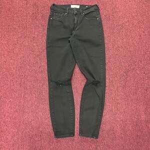 PacSun Black High Waisted Ripped Skinny Jeans
